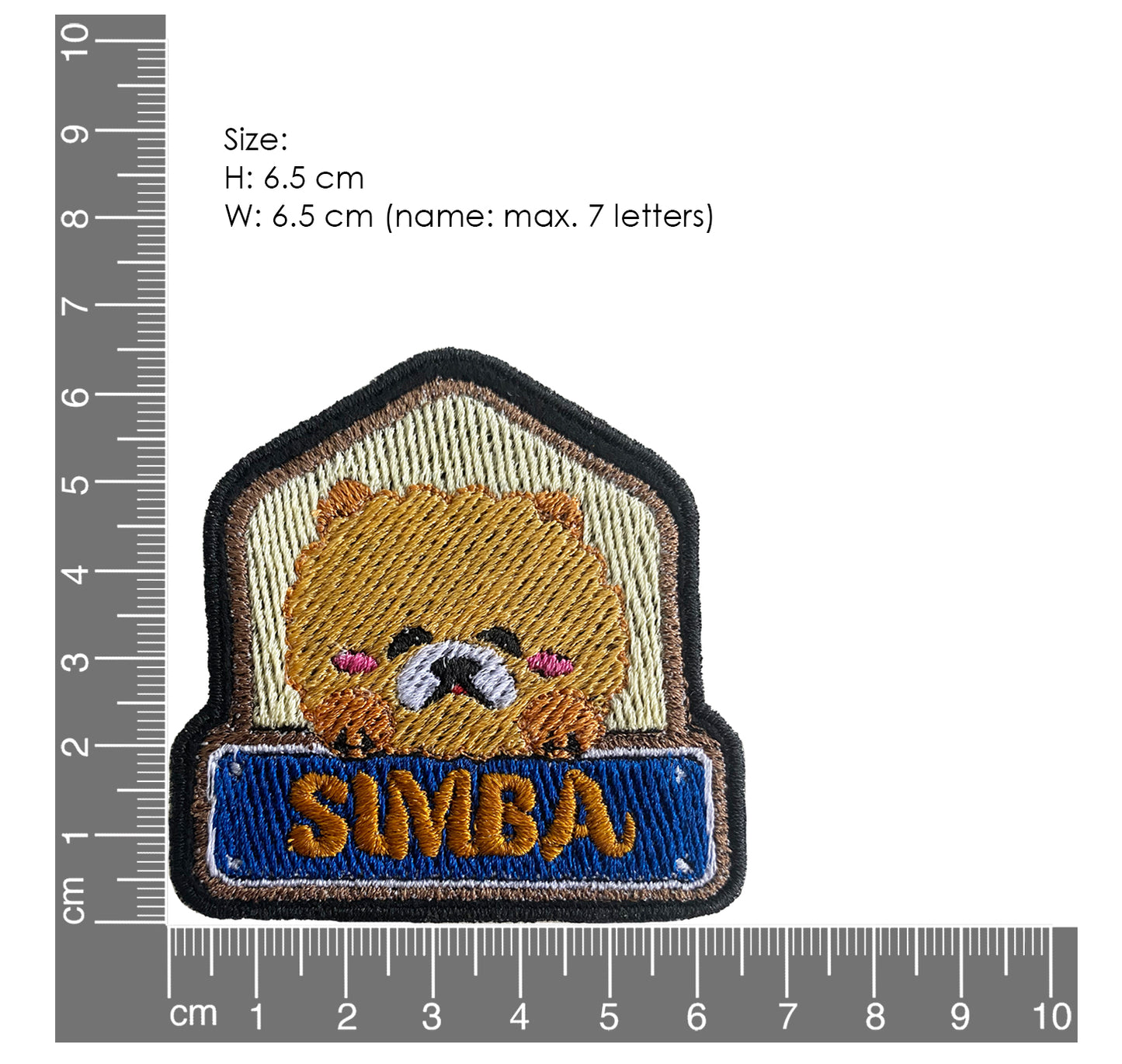 Chow Chow name patch