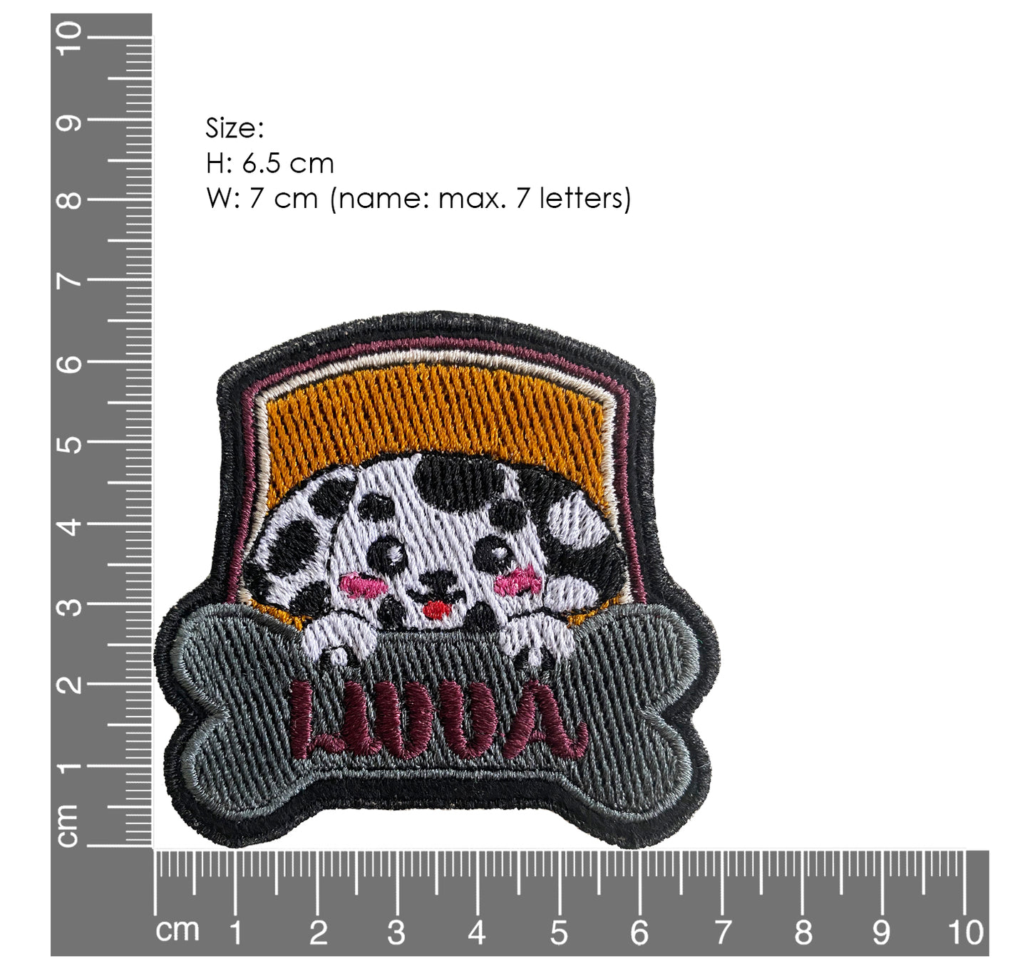 Dalmatian name patch