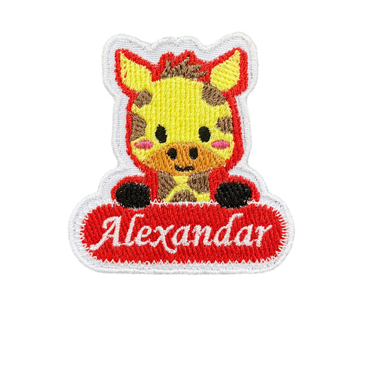 Giraffe name patch