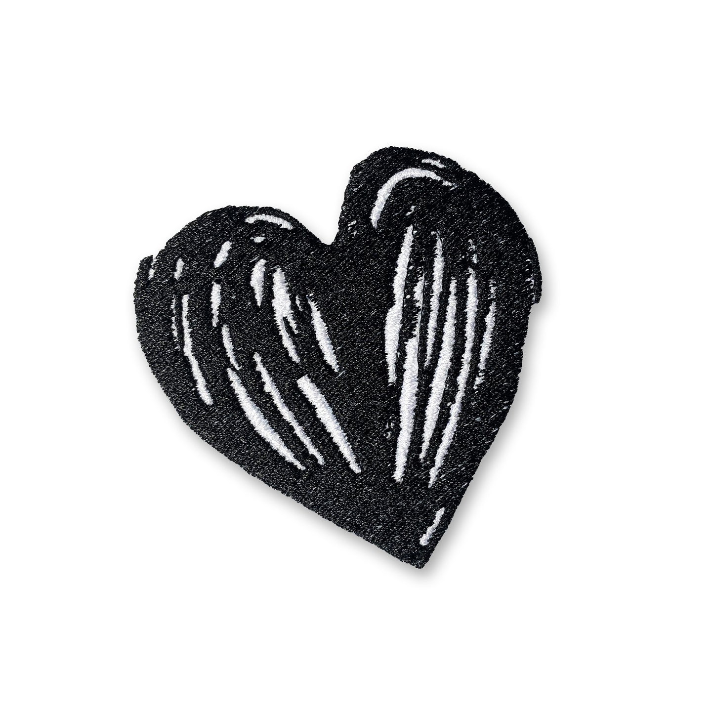 Black Doodle Heart