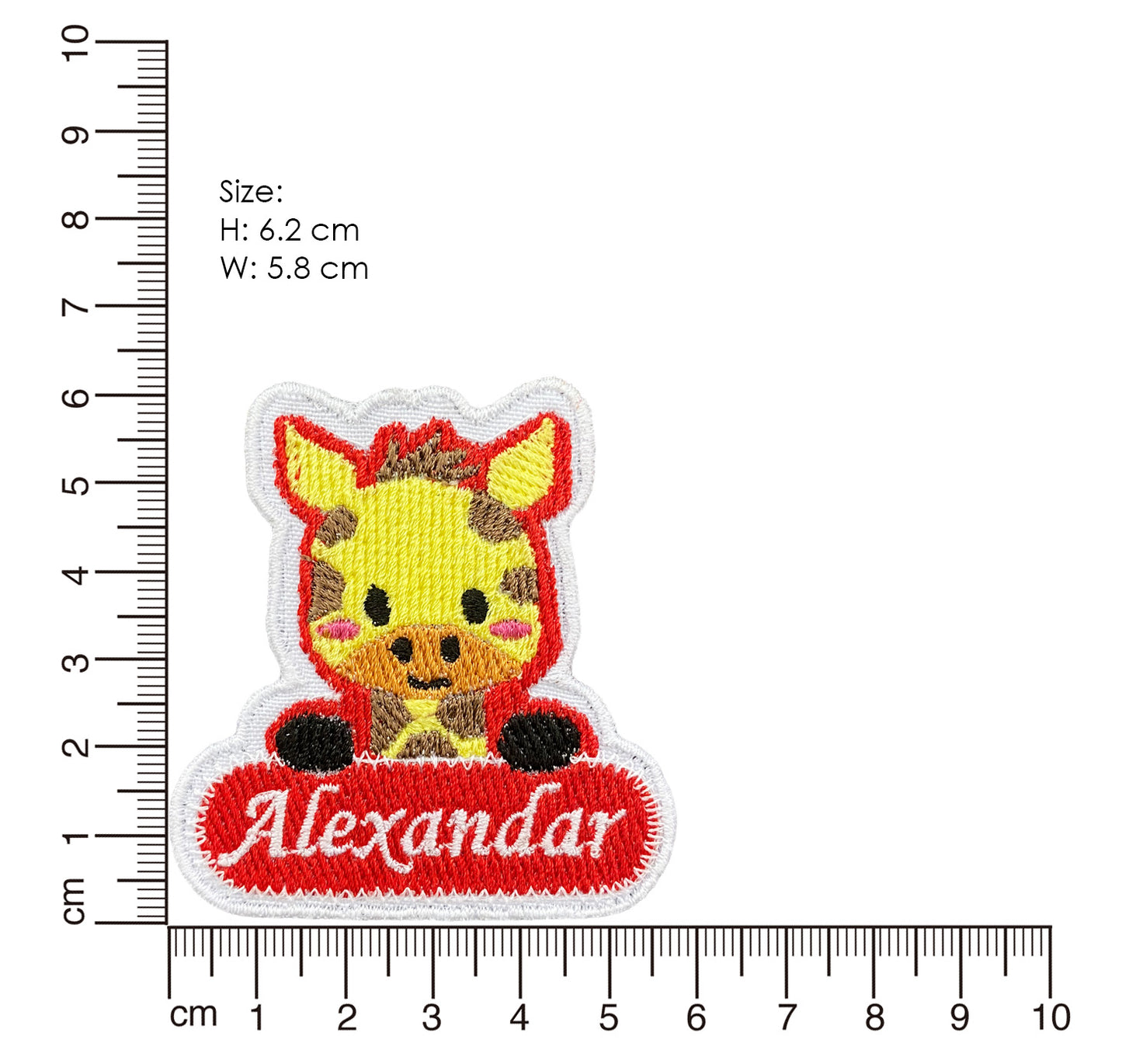 Giraffe name patch