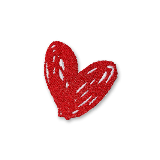 Red Doodle Heart